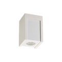 Ivy 1 Light Square Ceiling GU10, White Paintable Gypsum With Matt White Cover additional 7