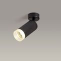 Sienna 1 Light Surface Mounted Spotlight GU10, Sand Black/Acrylic Ring additional 1