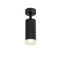 Sienna 1 Light Surface Mounted Spotlight GU10, Sand Black/Acrylic Ring additional 7