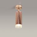 Sienna 1 Light Surface Mounted Spotlight GU10, Rose Gold/Acrylic Ring additional 3