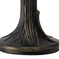 Camillie Tiffany Table Lamp, 1 x E14, Black/Gold, Beige/Clear Crystal Shade additional 7