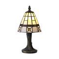 Scarlet Tiffany Table Lamp, 1 x E14, Cream/Grey/Clear Crystal Shade additional 3