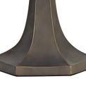 Marina 52.5cm Octagonal Table Lamp, 2 x E27, Aged Antique Brass additional 7