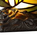 Mandy Tiffany  Black Base With Green/Red Glass With Clear Crystal Butterfly Table Lamp (1 x E14) additional 13