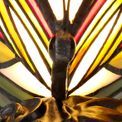 Mandy Tiffany  Black Base With Green/Red Glass With Clear Crystal Butterfly Table Lamp (1 x E14) additional 11
