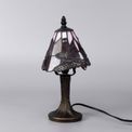 Haze Tiffany, 1 x E14, Black/Gold, Purple/Pink/Crystal Shade Table Lamp additional 2