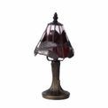 Haze Tiffany, 1 x E14, Black/Gold, Purple/Pink/Crystal Shade Table Lamp additional 4
