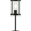 Primrose Table Lamp, 1 Light E27, Matt Black additional 3