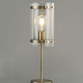 Primrose Table Lamp, 1 Light E27, Antique Brass additional 1