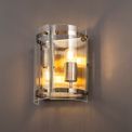 Primrose Wall Light, 2 Light E27, Antique Brass additional 1