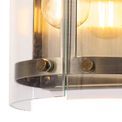 Primrose Wall Light, 2 Light E27, Antique Brass additional 6