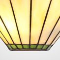 Una Tiffany Wall Lamp, 2 x E14, Green/Cream/Crystal additional 4