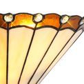 Una Tiffany Wall Lamp, 2 x E14, Amber/Cream/Crystal additional 4
