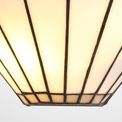 Una Tiffany Wall Lamp, 2 x E14, Grey/Cream/Crystal additional 5