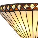 Teresa Tiffany Wall Lamp, 2 x E14, Amber/Cream/Crystal additional 5