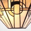 Areta Tiffany 2 x E14, White/Grey/Black/Clear Crystal Wall Lamp additional 6