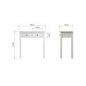 Ayre Bedroom - White Dressing Table 80 x 40 x 80 cm additional 9