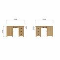 Cumbria Dining &amp; Occasional Corner Computer Desk 131.6 x 132 x 80 cm additional 10