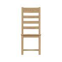 Cumbria Dining &amp; Occasional Ladder Back Chair Wooden Seat 44.5 x 52 x 105 cm additional 5