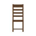 Cumbria Dining &amp; Occasional Ladder Back Chair Wooden Seat 44.5 x 52 x 105 cm additional 7