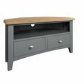 Devon Dining &amp; Occasional Grey Corner TV Unit  90 x 44 x 48 cm additional 1