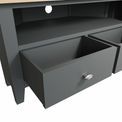 Devon Dining &amp; Occasional Grey Corner TV Unit  90 x 44 x 48 cm additional 6