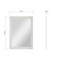 Abella Home Mirror Collection White Wooden  Mirror 75 x 3.5 x 105 cm additional 3