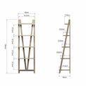 Firth Dining Tall Narrow Bookcase 60 x 40 x 190 cm additional 6