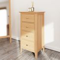 Northampton Bedroom 4 Drawer Narrow Chest 50 x 40 x 95 cm additional 7