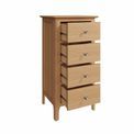 Northampton Bedroom 4 Drawer Narrow Chest 50 x 40 x 95 cm additional 2