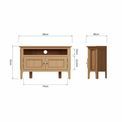 Northampton Dining Corner TV Cabinet 90 x 40 x 55 cm additional 10