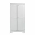 Dundee Bedroom - White Full Hanging Wardrobe 100 x 58 x 200 cm additional 3