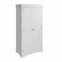 Dundee Bedroom - White Full Hanging Wardrobe 100 x 58 x 200 cm additional 1