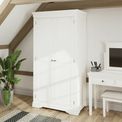 Dundee Bedroom - White Full Hanging Wardrobe 100 x 58 x 200 cm additional 8