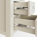 Tay Bedroom-White 4 Drawer Narrow Chest 55 x 40 x 100 cm additional 4