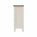 Tay Bedroom-White 4 Drawer Narrow Chest 55 x 40 x 100 cm additional 3