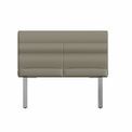 York Dining 1m Dining Bench with Back in Taupe 100 x 50 x 87 cm additional 2