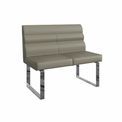York Dining 1m Dining Bench with Back in Taupe 100 x 50 x 87 cm additional 1