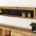 Living Edge - Natural  Wall Shelf with LED Light Natural Finish 145 x 30 x 27 cm additional 3