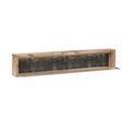 Living Edge - Natural  Wall Shelf with LED Light Natural Finish 145 x 30 x 27 cm additional 1