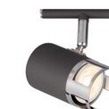 Abbey 2 Light Linear Bar Spotlight GU10, Graphite / Polished Chrome additional 2