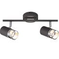 Abbey 2 Light Linear Bar Spotlight GU10, Graphite / Polished Chrome additional 6