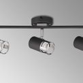 Abbey 3 Light Linear Bar Spotlight GU10, Graphite / Polished Chrome additional 8