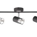 Abbey 3 Light Linear Bar Spotlight GU10, Graphite / Polished Chrome additional 6