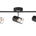Abbey 3 Light Linear Bar Spotlight GU10, Graphite / Polished Chrome additional 7