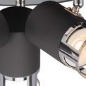 Abbey 3 Light Round Spotlight GU10, Graphite / Polished Chrome additional 3