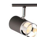 Abbey 4 Light Linear Bar Graphite / Polished Chrome Spotlight (GU10) additional 3