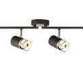 Abbey 4 Light Linear Bar Graphite / Polished Chrome Spotlight (GU10) additional 6