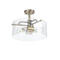 Amber Semi Flush Ceiling Light additional 7