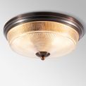 Aurora 2 Light E27 Flush Ceiling Light additional 1